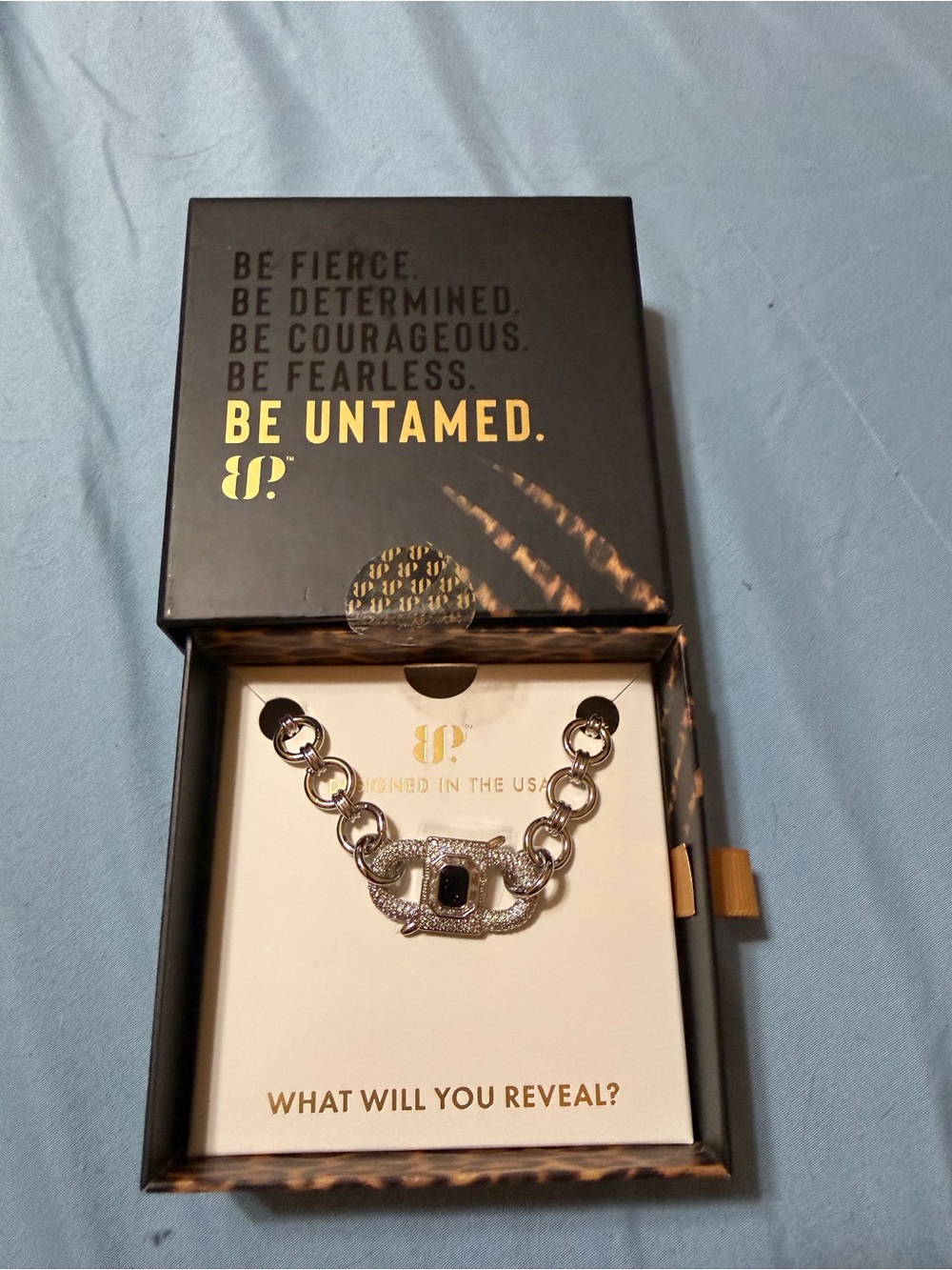 Untamed: Instinctive Force: Onyx Sandstone on Rhodium